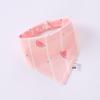 Soft Cotton Baby Bibs - Multi-Patterned, Retro Color, Snap Button Triangle Design