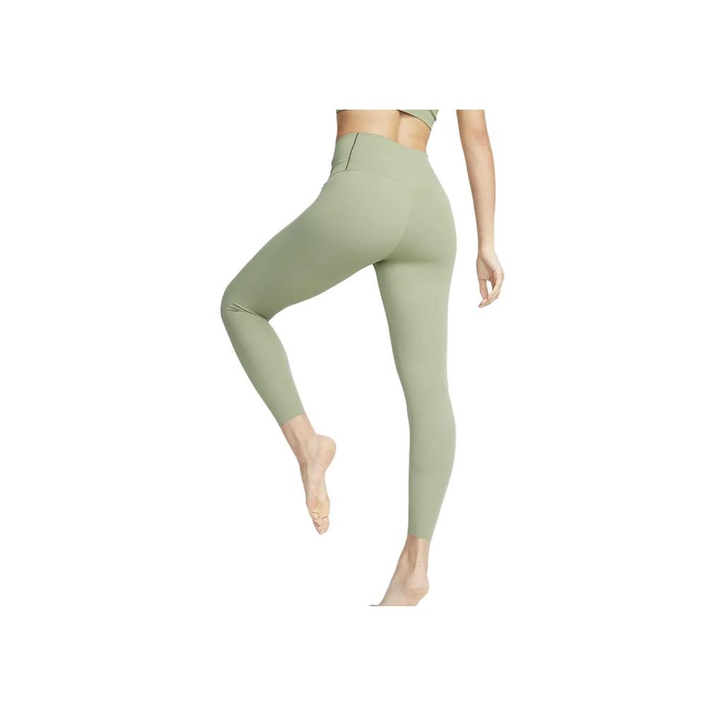 Nike Zenvy Air Series Solid High-Waisted Leggings Women Leggings Olive-Green DQ6016-386
