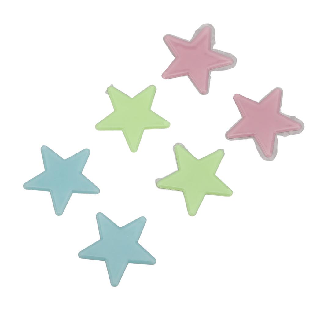 1000Pcs Glow in The Dark Stars Stickers Ceiling Wall Adhesive 3D Glowing Luminous Plastic Room Decor