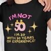 Funny 50th Birthday T-Shirt and Kids Tshirt: Unisex Heavy Cotton Celebration Tee