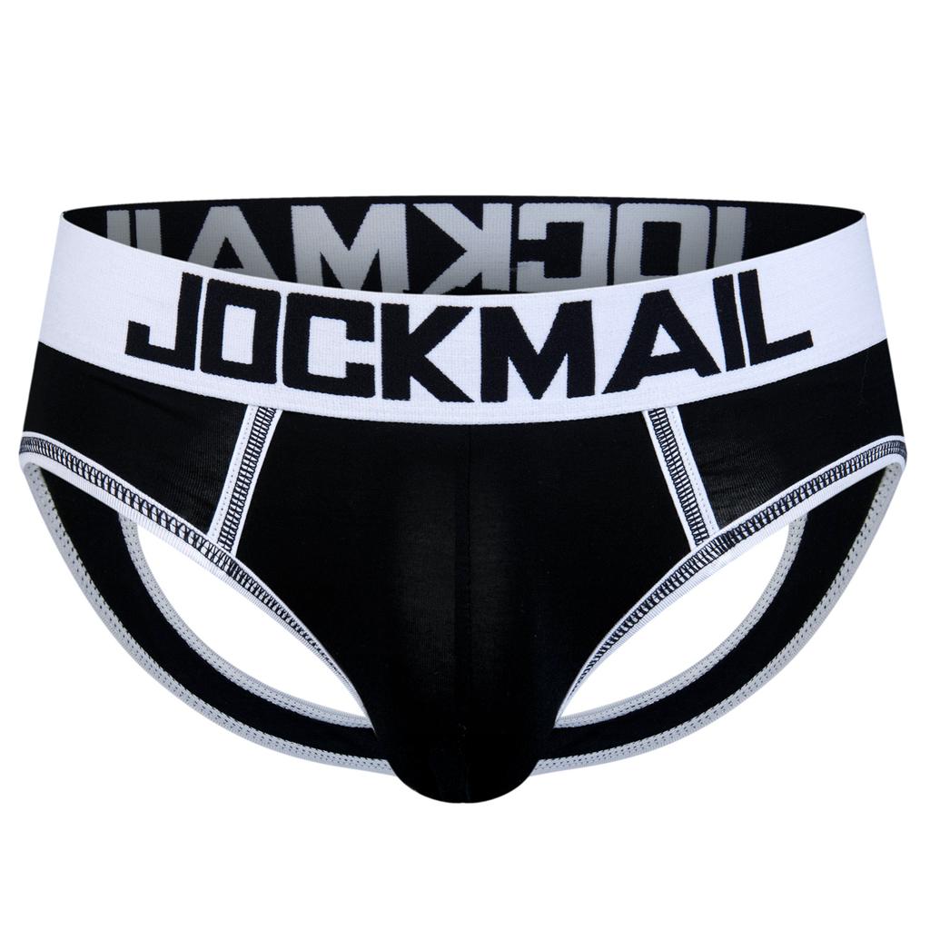 Briefs JOCKMAIL Modal Material Is Soft Breathable Hipless Low Waist Sports Daily Leisure Open Back Men's Underwear