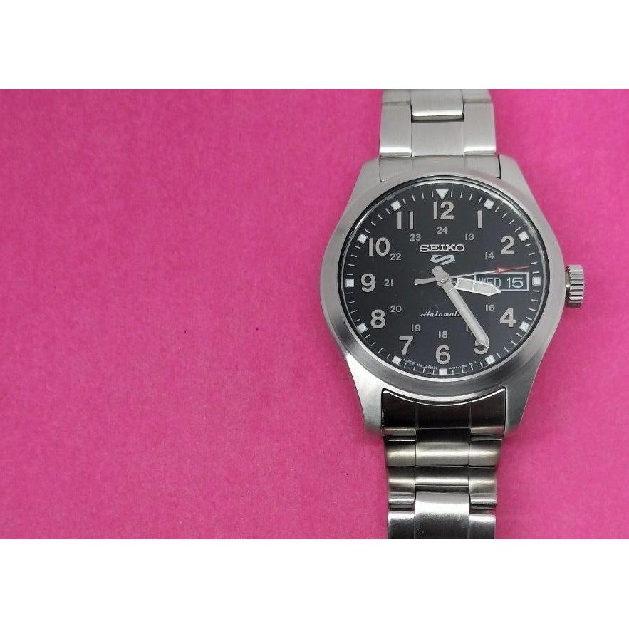 Seiko Five Automatic Watch Black Seiko 5 Automatic