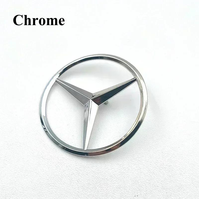 

Mercedes Logo Badges Cover Decal ABS Car Rear Trunk Emblem Sticker For Mercedes Benz W211 Oldest E-class Before 2010 A2117580058 срібний