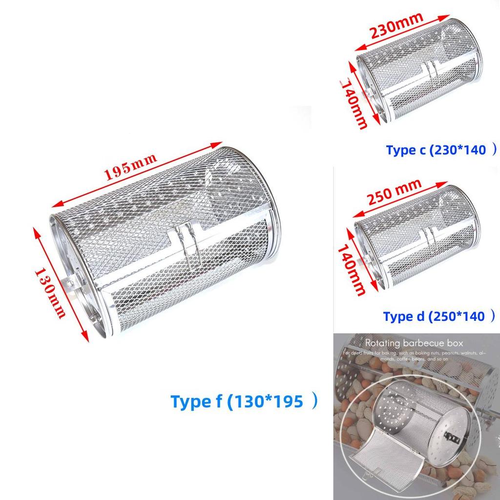 Modern Stainless Steel Roasting Basket With Removable Design For Oven Nut And Seed Preparation