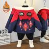 Boys' Winter Fleece-Lined Hooded Parka Coat
