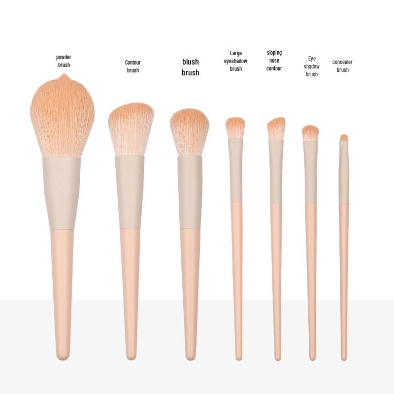Green Cloud 14-Piece Beginner Makeup Brush Set - Ultra-Soft Bristles for Powder, Eyeshadow & More.