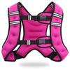 Adjustable Reflective Fitness Weighted Vest with Detachable Weights