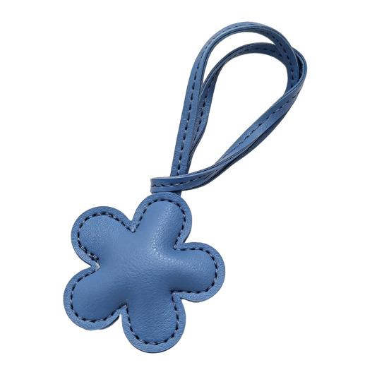 

Leather Flower Pendant Cherry Blossom Keychain Cotton Filled Cute Floral Bag Charm Floral Hanging Pendant Bag Car Accessories