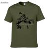 Funny Printed Men T Shirt Newest Wrestling Muay Thai T Shirt Casual O Neck Short Sleeve