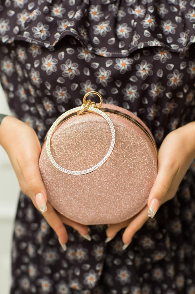 Women's Stylish and Useful Evening Dress Bag Bracelet Red Suede Evening Bag