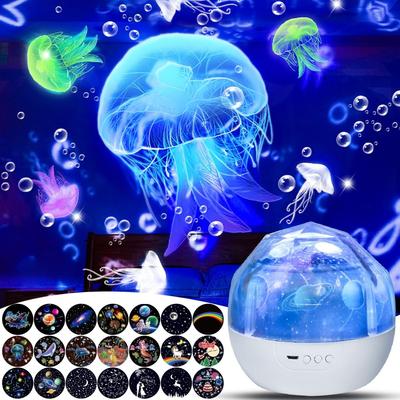 21 Projection Planetarium for Home and Professional Starry Sky Popular Bedside Starry Sky Projector with Color Brightness Gift Films, Kids, Projector,