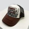Baseball Lettering Alphabet Printed 3D Style American Women  Men For Neutral Gender Fresh Caps Peaked Hats Sunshade Personal Breathable Color Block