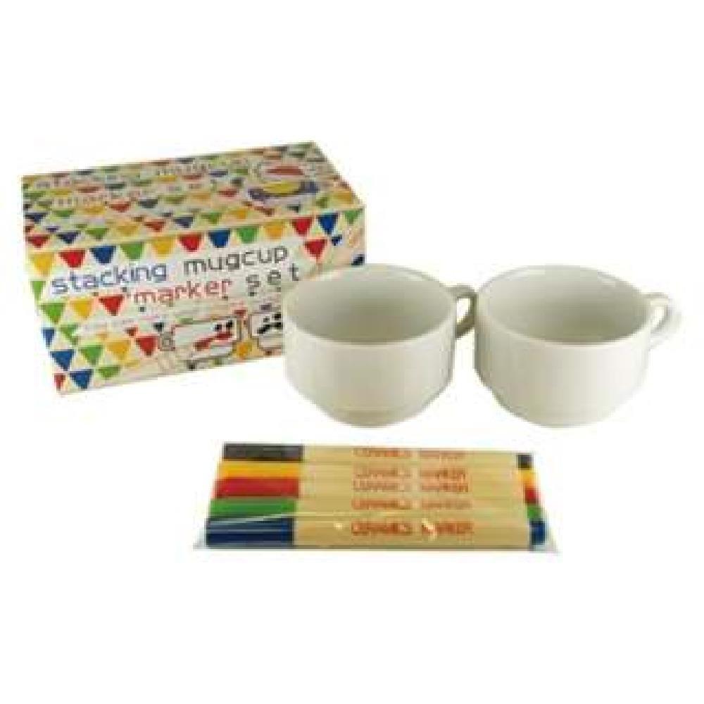 

Epoch Chemical Pen Rakuyaki Marker Stacking Mug Marker Set Water-Based 409-2000