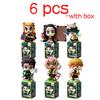Schöne Dämonentöter Tanjiro Kamado Nezuko Anime Cartoon Figur Blind Box Kreatives Statue Modell Ornament Überraschungsgeschenkbox