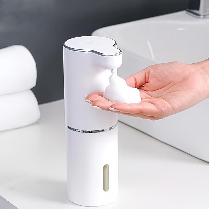 

1pc Automatic Soap Dispenser 380ml/13.5oz Touchless Sensor Foaming Soap Dispenser USB Rechargeable For Bathroom & Kitchen белый