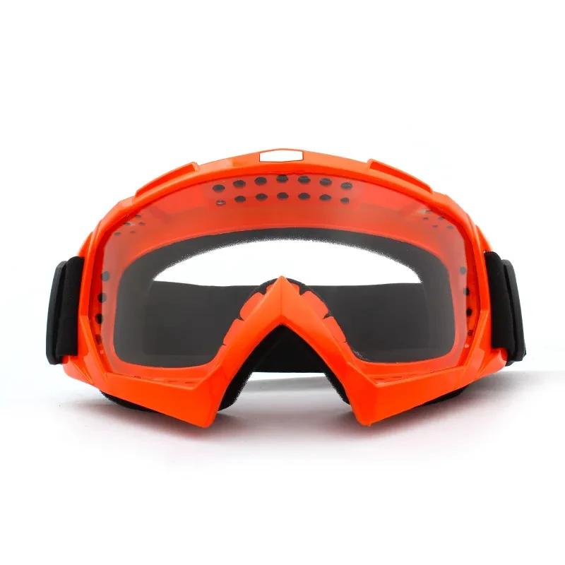Transparent Skiing Goggles Windproof Motorcycle Goggles Cycling Sunglasses HD Anti-Fog Snow Goggle Outdoor Sports Ski Glasses