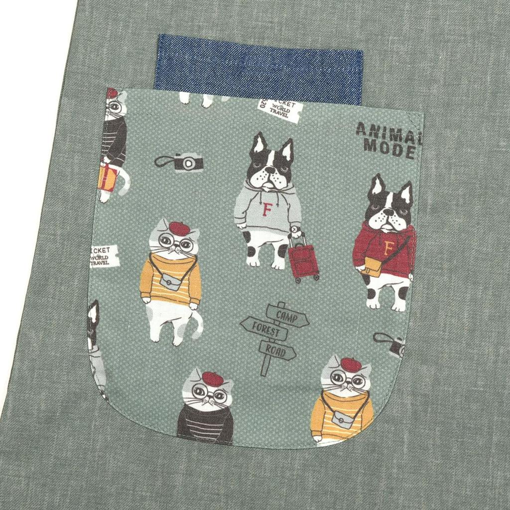 Animal Mode Button Ribbon Open Ribbed Kappo GR [Kusuguru Japan]