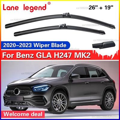 For Mercedes Benz GLA H247 MK2     Wiper Blades Windshield Windscreen Window GLA200 GLA220 GLA250 GLA180 200 250