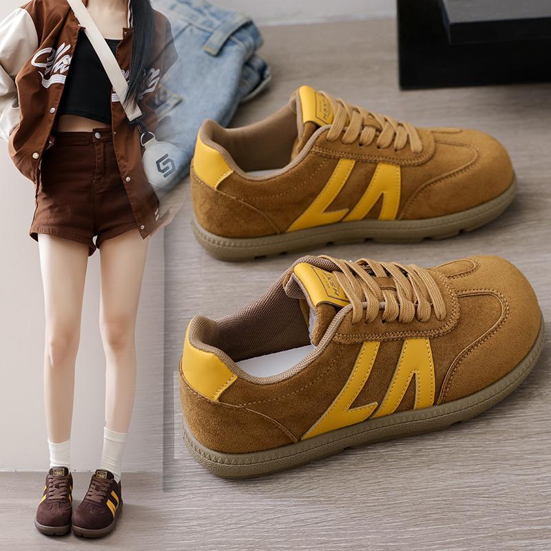 Fashion 2025 New Spring and Autumned Thick-soled Lightweight Sneakers for Women All-match  Popular Retro Sport Leisure Shoes Hot Sale