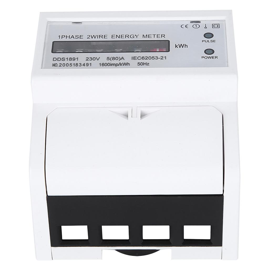 Energy Counter Meter DDS1891 Single Phase 4P Energy Counter Meter High Accuracy Electric Rail Energy Meter Rail Energy Meter