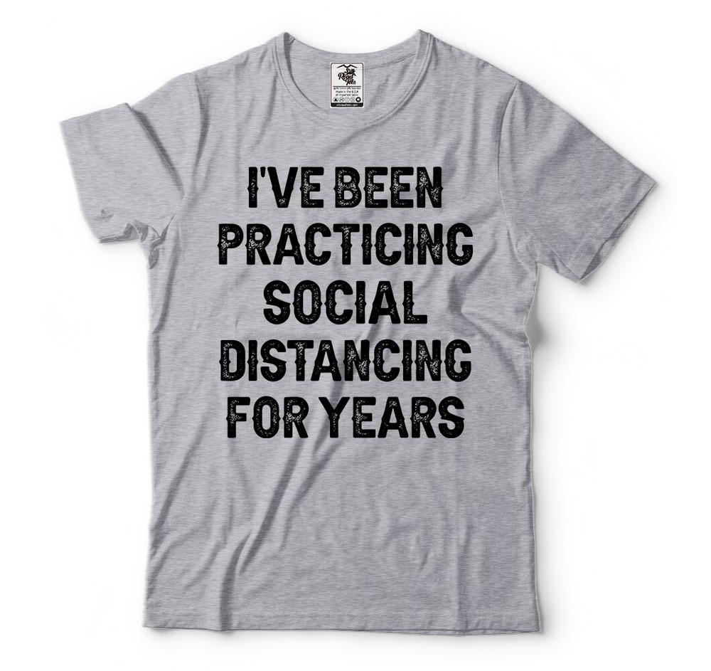 Social Distancing Tshirt Funny Introvert Social isolation Quarantine T shirt