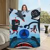 Hip Hop Music Lil D-Darkie Blanket Blanket for Couch Sofa Travel Home Hiking Picni Bed Beding Flannel Blanket birthday gift