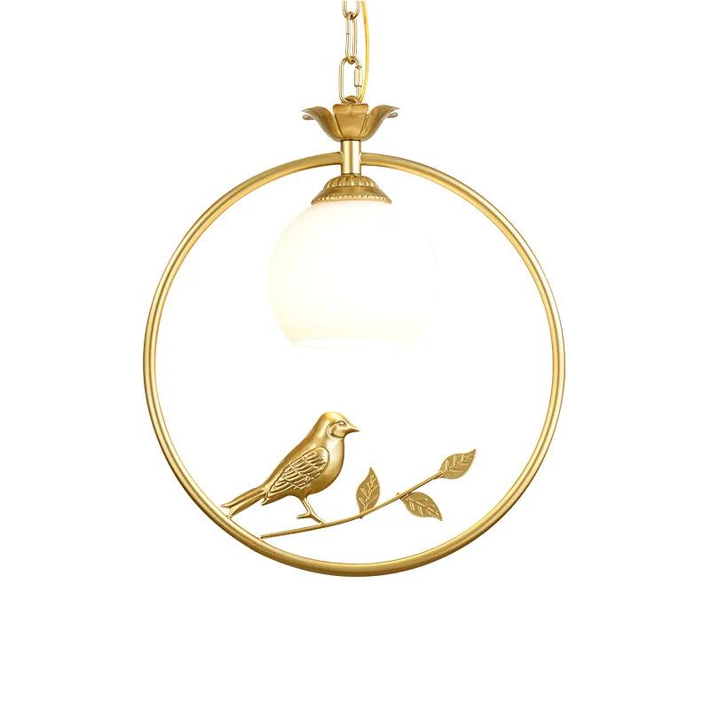 Vintage Loft Pendant Lights Creative Bird Lamp Dining Room Decoration Light Fixtures Living Room Home Indoor LED Pendant Luster