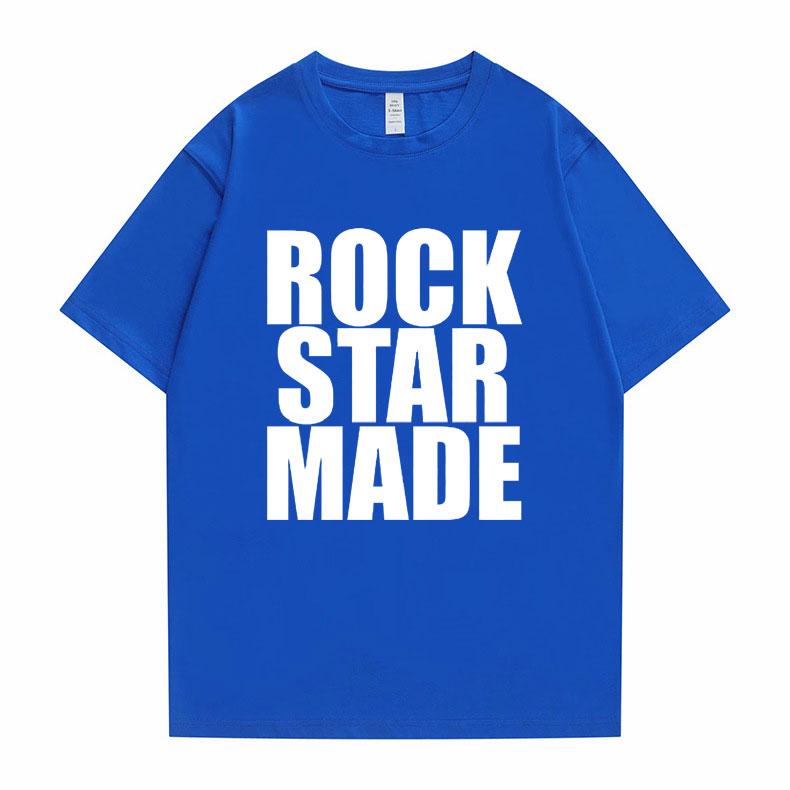 Rock Star Made Playboi Carti Graphic Tshirt Rap Merch 2024 Music Concert Merch Opium Print T-shirt Men Hip Hop Oversized T Shirt
