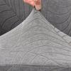 Jacquard Elastic Club Badewanne Sessel Stuhl Schonbezüge Stretch Einzelsofabezug Couchbezug für Wohnzimmer mit Sitzbezügen