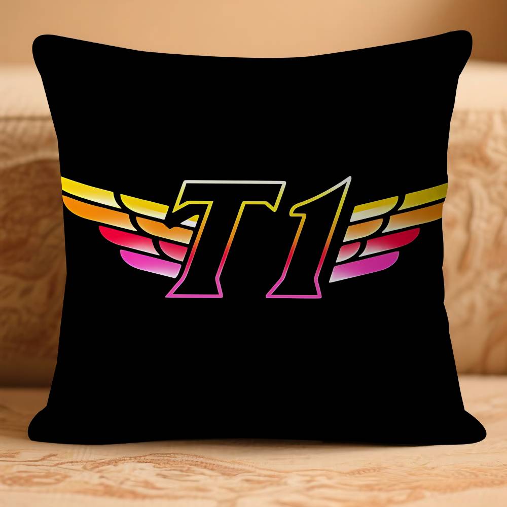 

LOGOS TEAMS ONE-T1 Pillow Case Removable Washable Cushion Cover – All-Season Soft Linen 16x16Inch