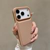 Luxury Drum Cortex Plain Phone Case For iPhone 11 12 13 14 15 16 17 Pro Max Plus 17 Air Shockproof Bumper Cases Cover