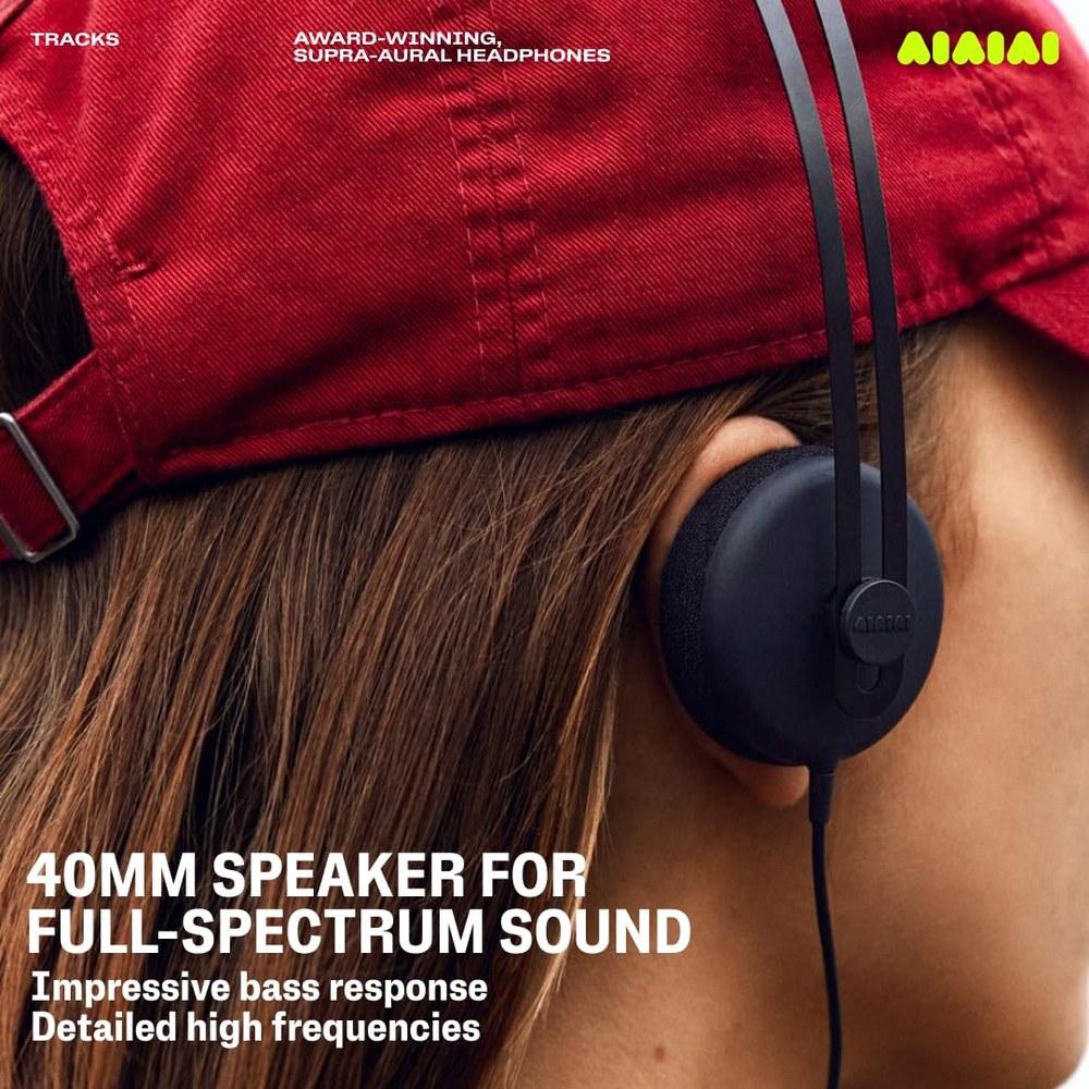 AIAIAI Tracks Headphones USB-C Plug Version Minimal Black