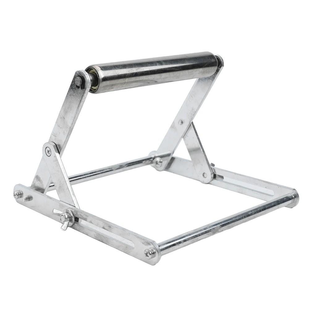 

Stainless Steel Cutting Machine Support Frame Cutting Machine Attachment Adjustable 25-145mm Foldable Material Support Bracket S