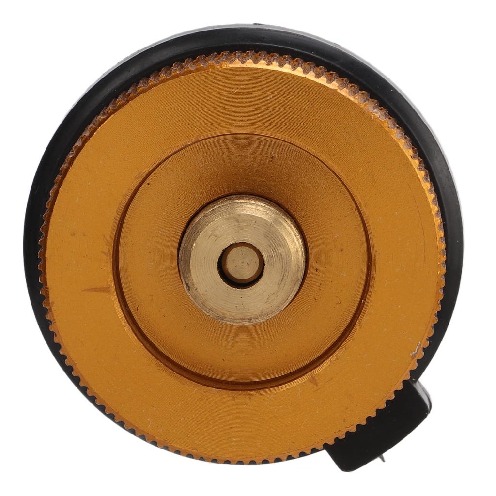 2Pcs Outdoor Camping Furnace Stove Adapter Gas Tank Converter with Self Closing Function