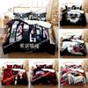 Conjunto de cama impresso em 3D Anime Tokyo Ghoul Capa de edredom Kaneki Ken Duplo Twin Full Queen King Adulto Crianças Roupa de cama Capa de edredom