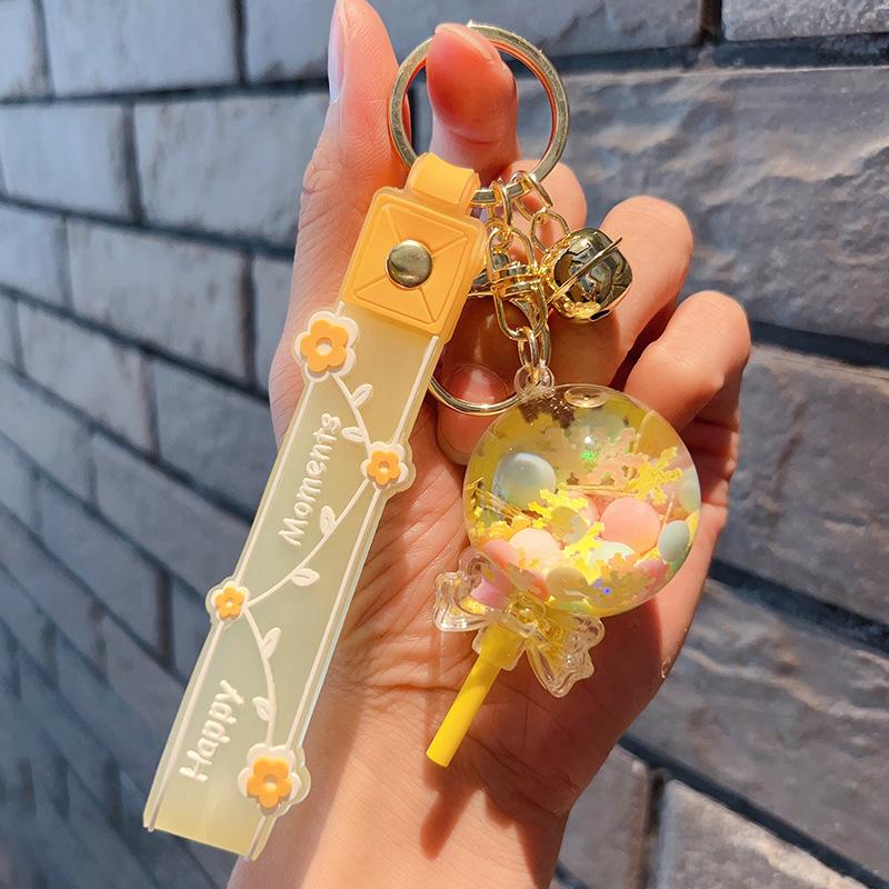 

Акриловый брелок в виде чашки с сахаром и соевым молоком, пропитанной маслом, 1 мл One Size жёлтый