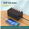 12-Port High-Power Multi-Functional Smart USB Charger for Phones