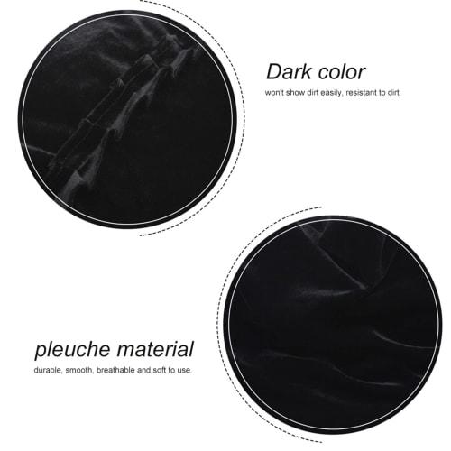Durable, Thick, Washable Dustproof Piano Cover for Upright Pianos and Double Stools, 158 x 45 x 112cm (Black)