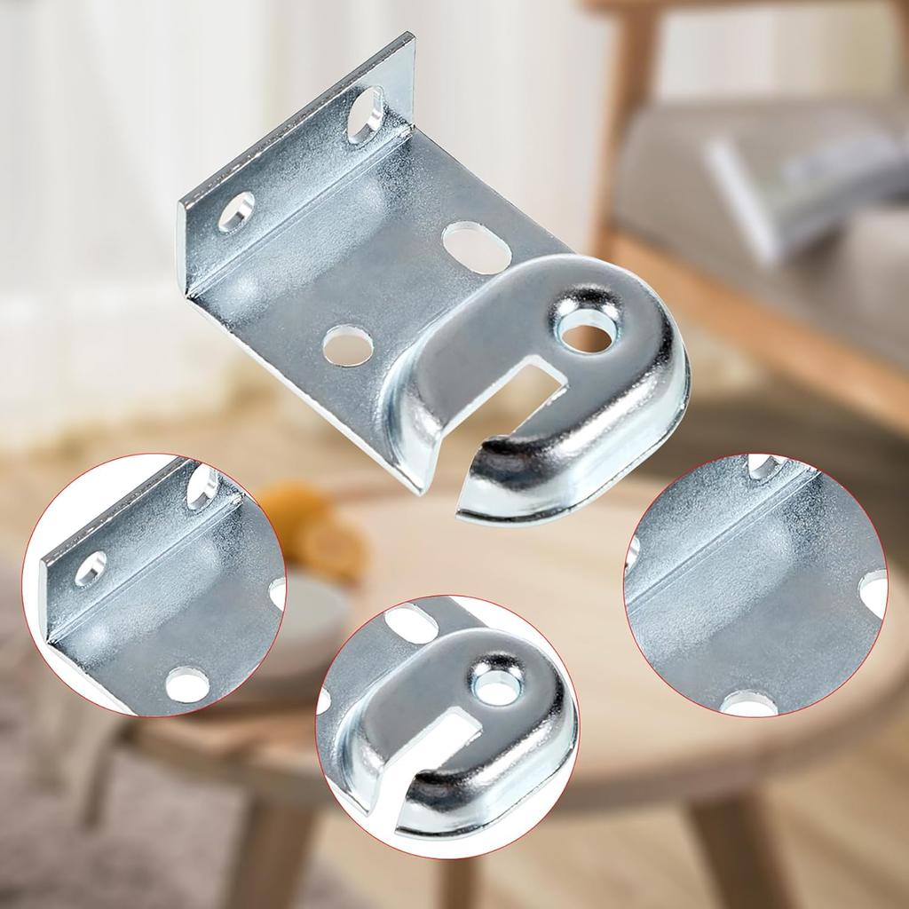 Sumnacon Metal Window Shade Brackets-4PCS Roller Shade Hardware ide and Outside Mount with Screws,Sturdy Roller Shades Bracket for Living