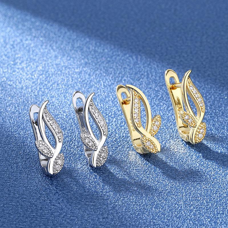 925 Sterling Silver Zircon Round Bead Threaded Stud Earrings, Women's Screw Twist-off Stud Earrings, Simple and Fashion