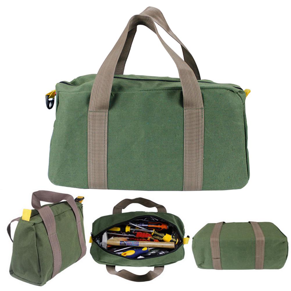 Canvas Portable Tool Storage Bag Wrench Screwdriver Organizer Pouch Toolkit