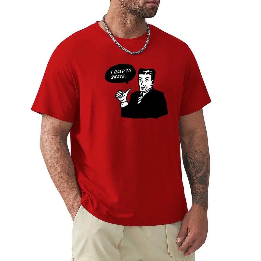 I use to skate T-Shirt Blouse hippie clothes t shirts for customizeds graphics plain black t shirts
