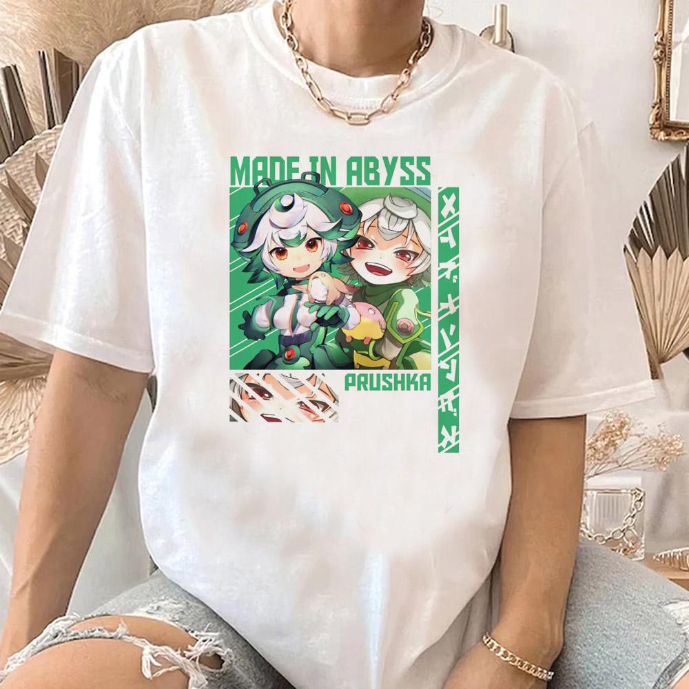 Made in Abyss T-Shirt Men Women Summer Cute Japanese Animal T Shirt Short Sleeve Graphic T Shirts Streetwear Women's Clothing