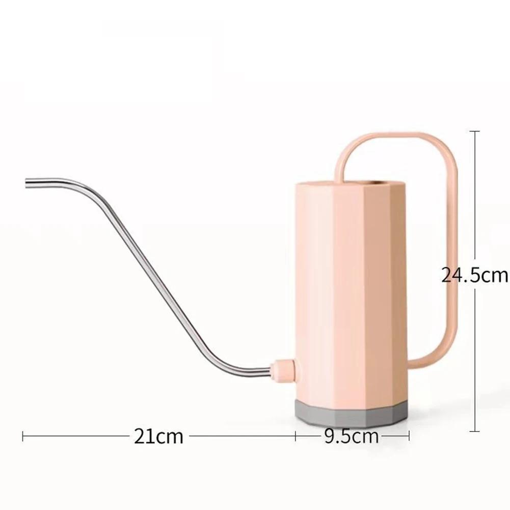 1800ML Watering Can with Sprinkler Head Plastic Watering Can with Long Spout Modern Water Can for Indoor Outdoor Plants