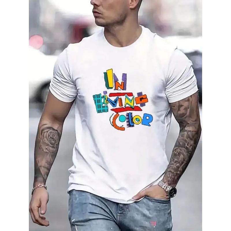 

Мужская футболка на Хэллоуин Удобная с круглым вырезом Повседневная хлопковая с короткими рукавами Мягкий дышащий топ Мужская одежда Футболка Летняя Весенняя Уличная одежда Хлопок S белый