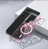Bowknot Floral Magnetic Case for iPhone 15/16/17 Pro Max - Transparent Full Coverage