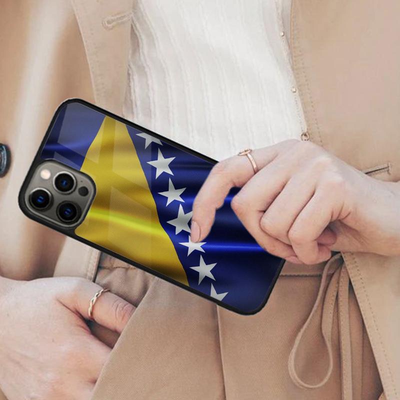 Bosnia Splash Bosnia Flag Magnetic Phone Case For APPLE iPhone 17 Air 16 14 13 12 Pro Max 15 Plus Wireless Charge MagSafe Cover