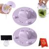 New Cat-shaped Tea Bag Mug Topper Dustproof Universal Cup Covers Squeezer Multi-functional Water Cup Lid