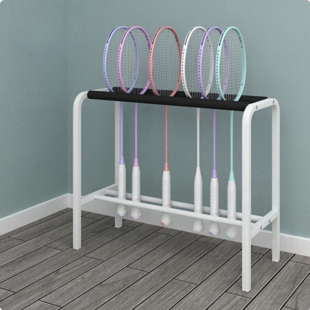 Badminton Racket Stand Upright Storage Holder Easy to