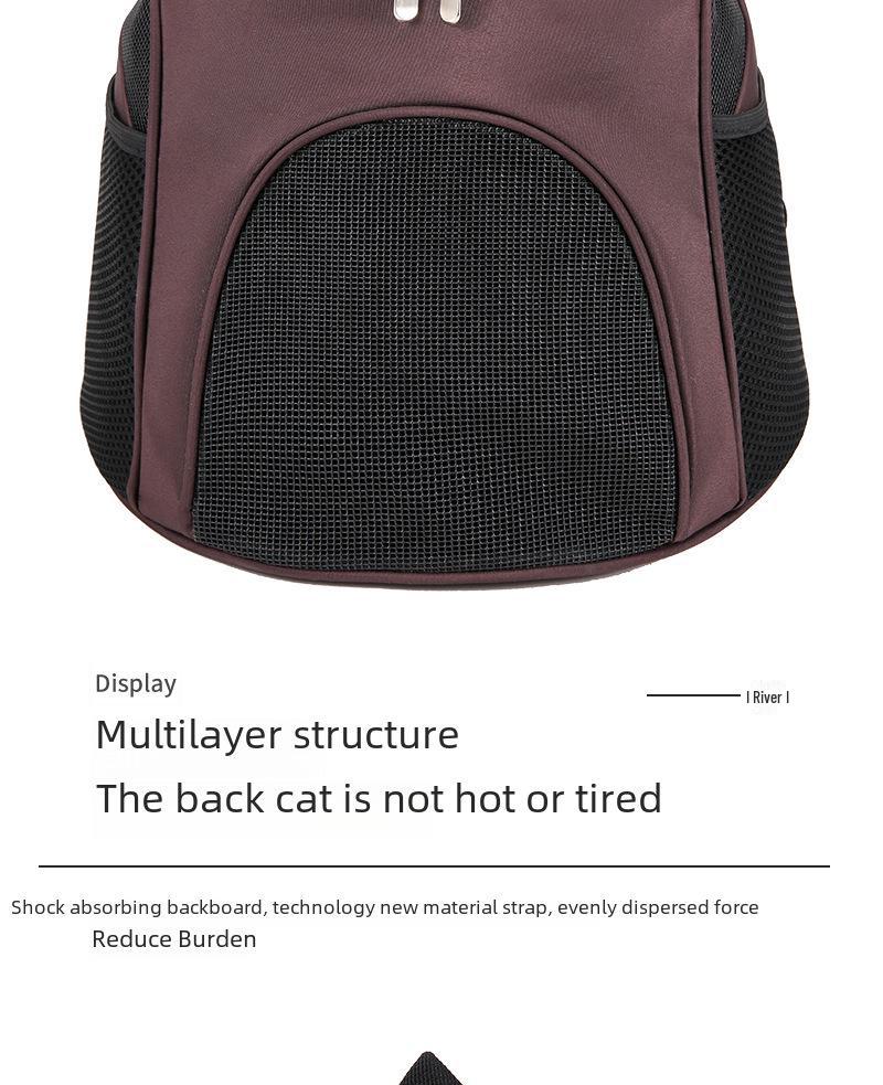 Faltbarer Haustierrucksack für Katzen und Hunde